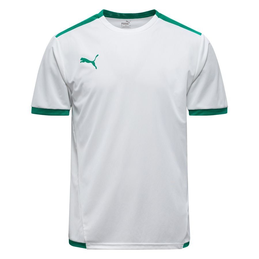 PUMA T-shirt d'Entraînement teamLIGA - Blanc/Vert