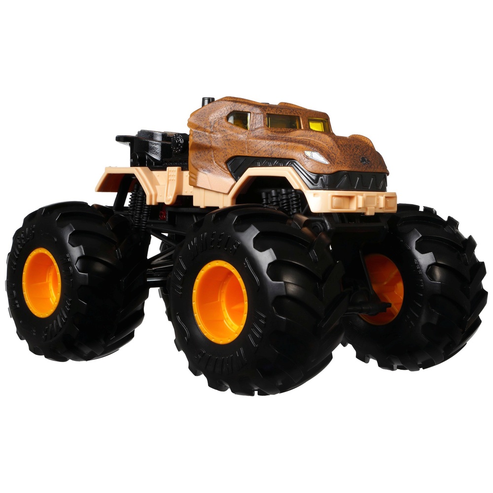 Hot Wheels Monster Trucks im Maßstab 1:24 – Jurassic T-Rex Die-Cast-Spielzeugfahrzeug
