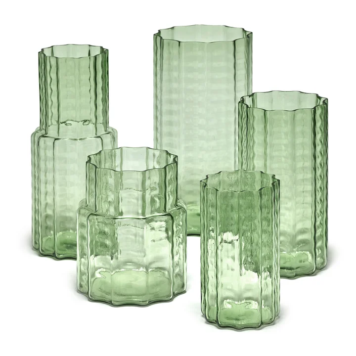Serax - Waves N°4 Vase, grün