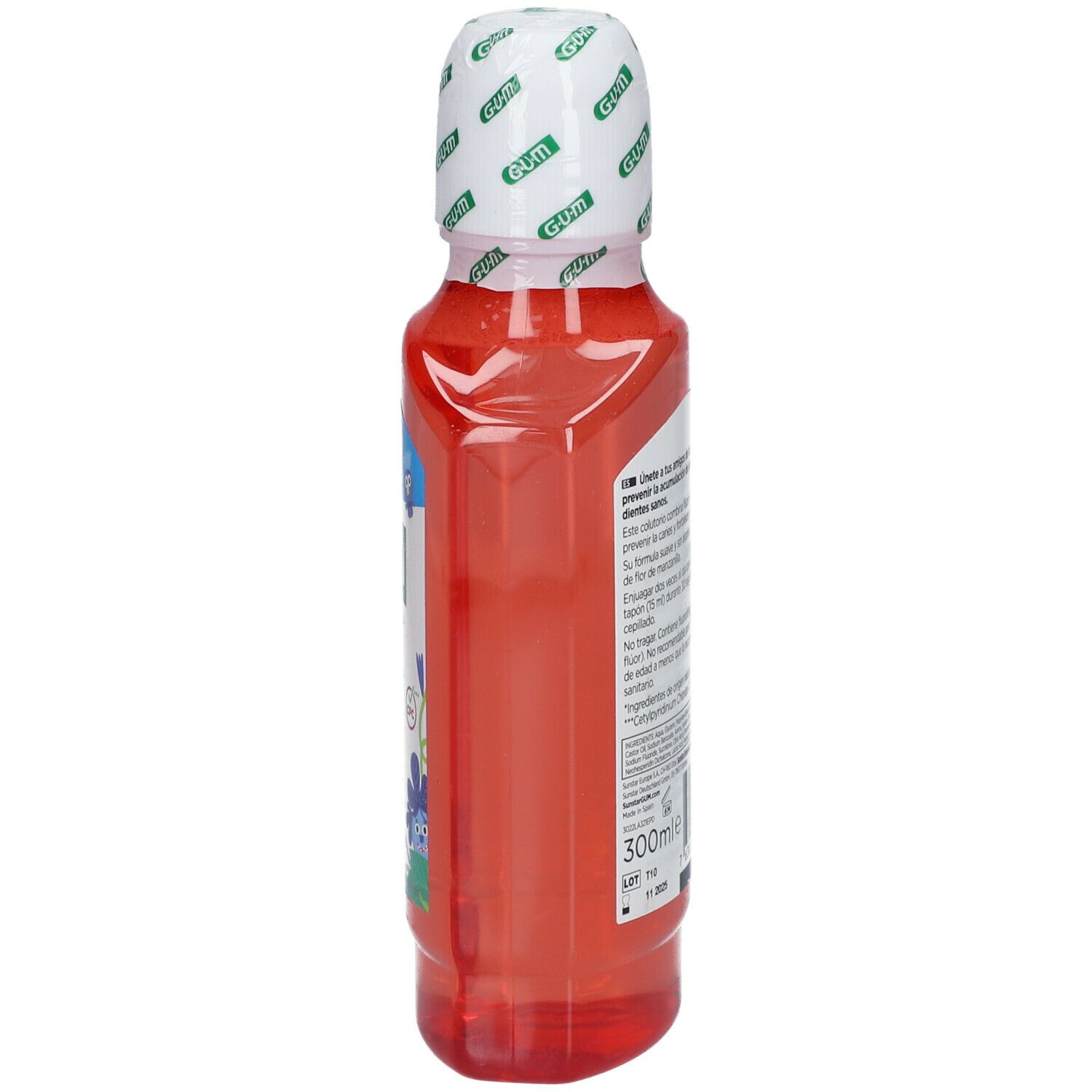 GUM® Junior 6+ Mundspülung Erdbeere