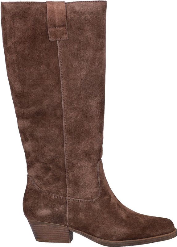 Nelson - Hoge Laarzen - Suède - Dames - Gevoerd met Fleece