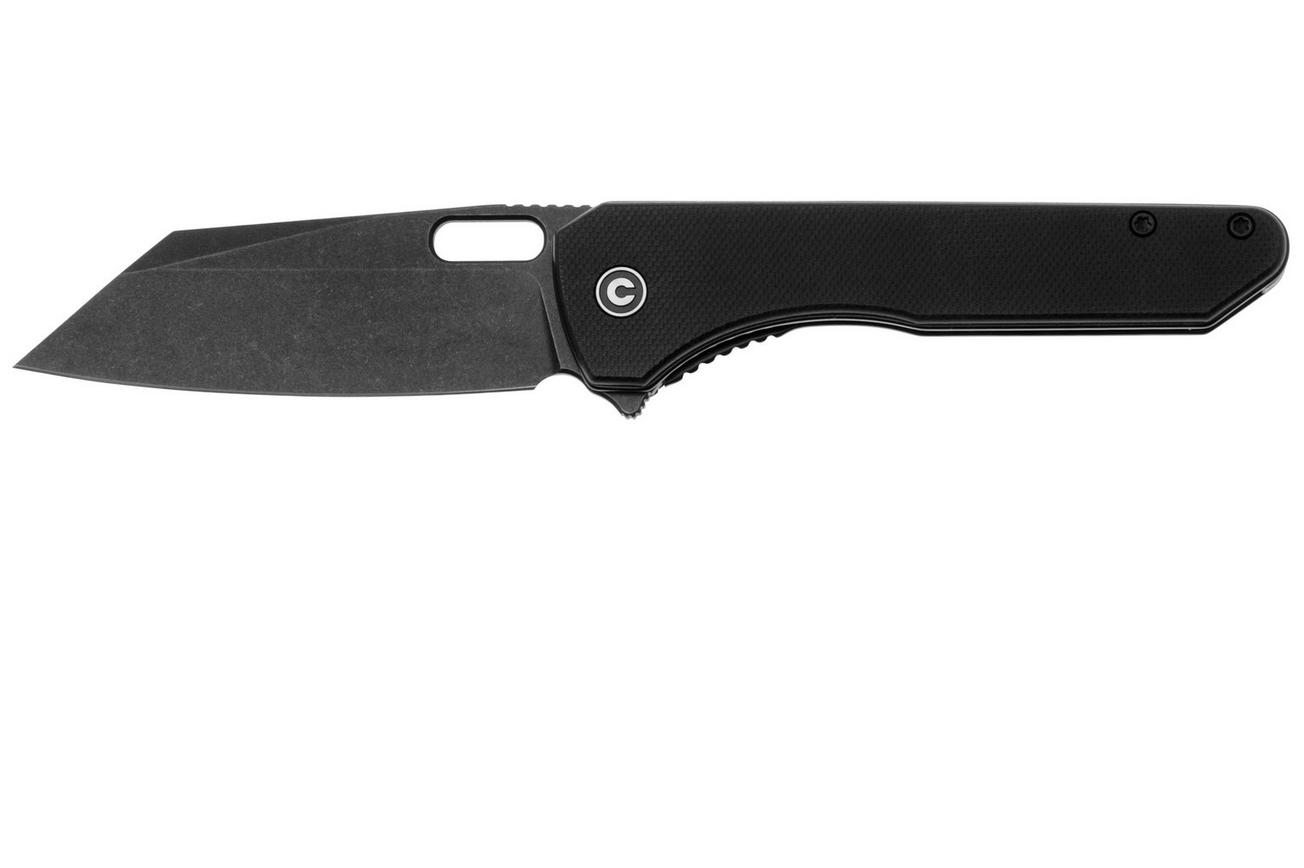 Civivi Nugz C23060-1 Black Stonewashed 14C28N, Black G10 zakmes, Matthew Wehrwein design