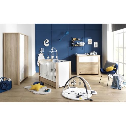 Lit bébé 60x120 ANTONIN Bois Blanc - SAUTHON
