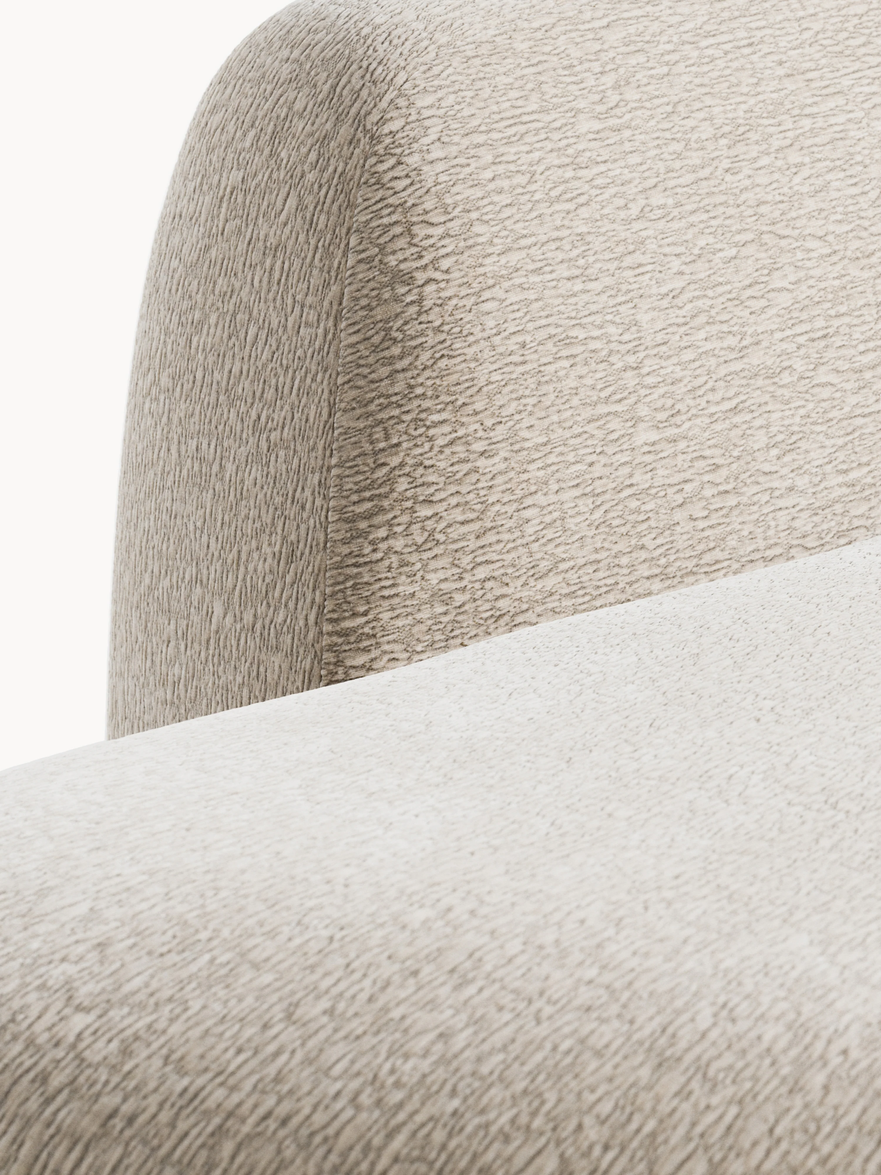 Modulaire hoekbank Wolke (4-zits) met chaise longue