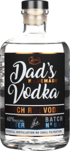 ZUIDAM DAD'S HOMEMADE DUTCH RYE VODKA 1LTR
