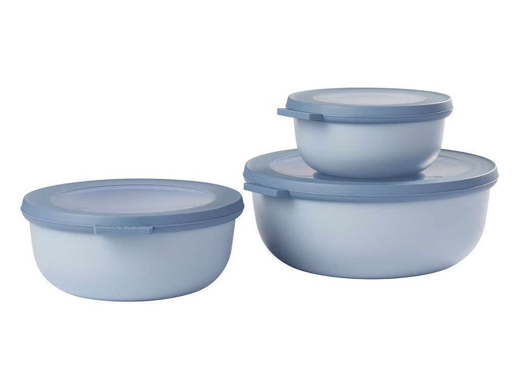 Mepal Cirqula 3-delige set ronde vershouddozen - Blue