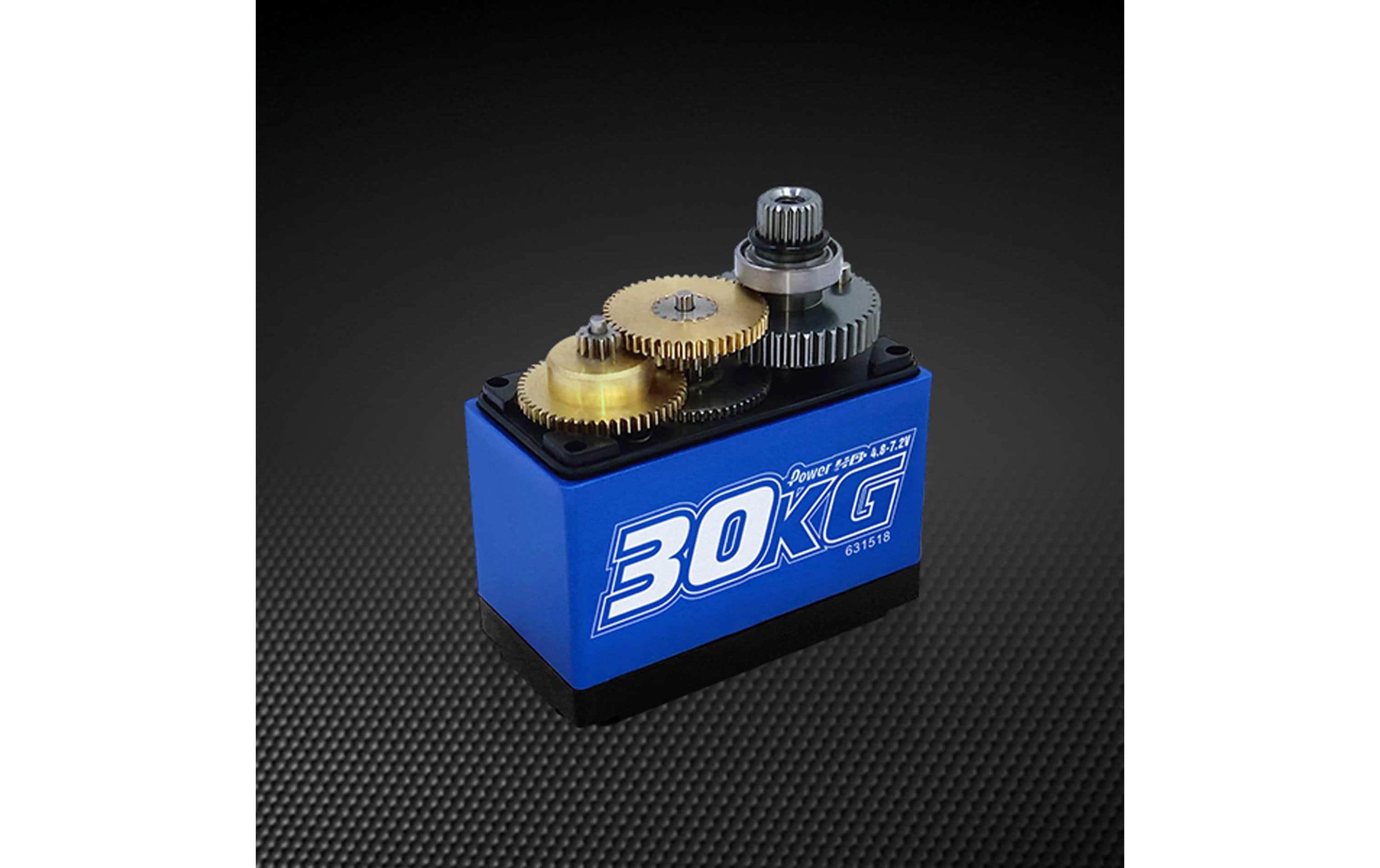 Servo LW-30MG, Wasserdicht, 30 kg, Digital HVWasserdichtes Standard Servo, ideal für Fahrzeuge im Massstab 1:10