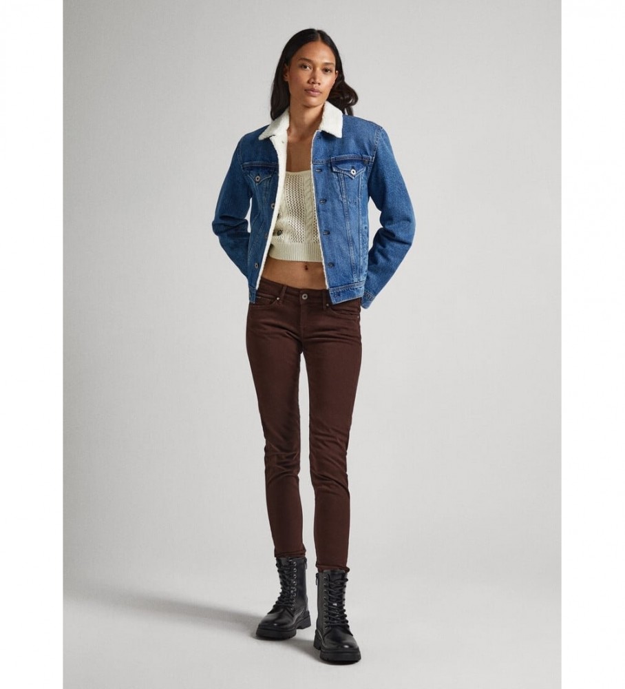 Calças Pepe Jeans Soho cor vinho