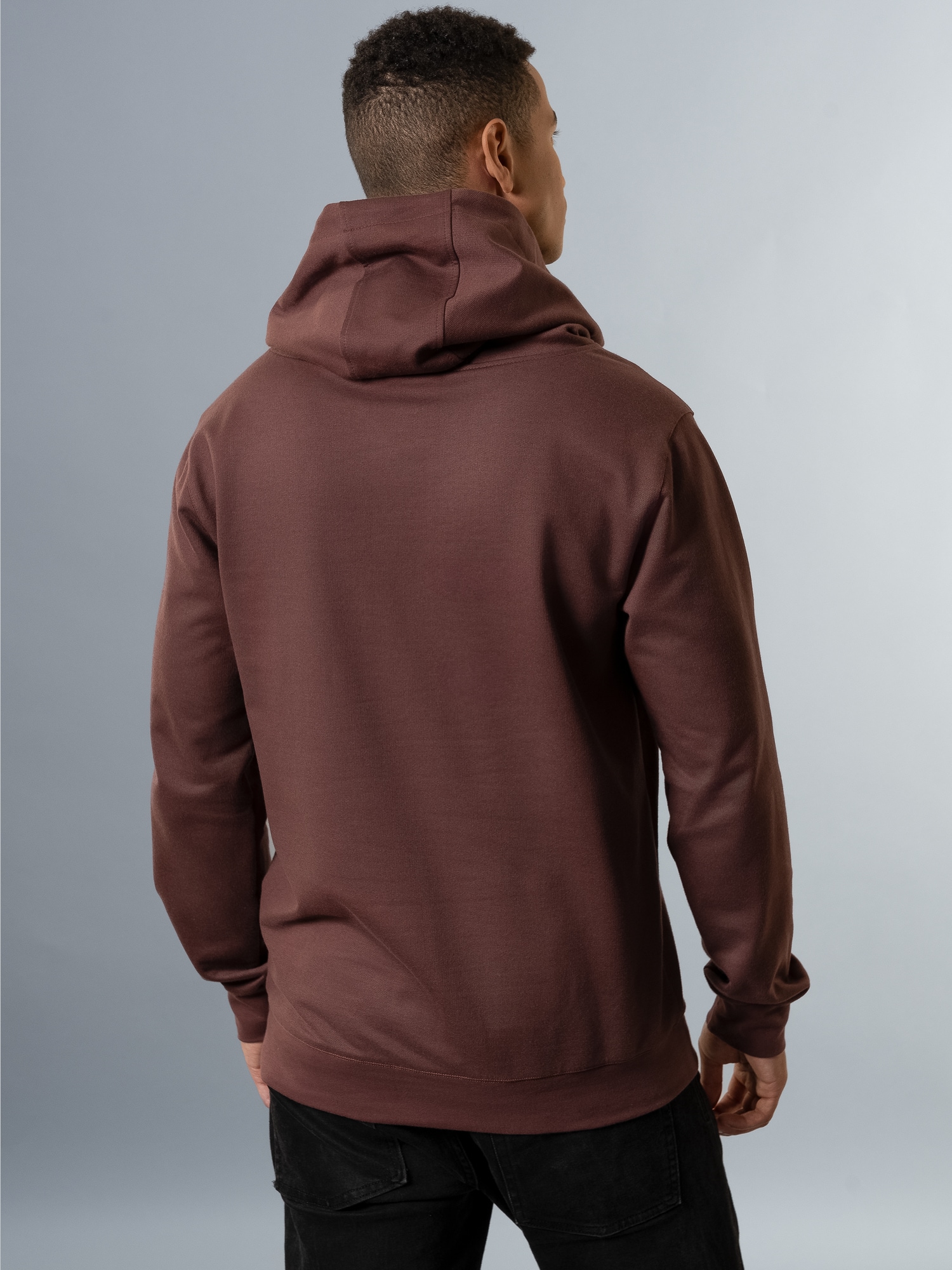 Kapuzenpullover mit großem 3D-Motiv Kastanie