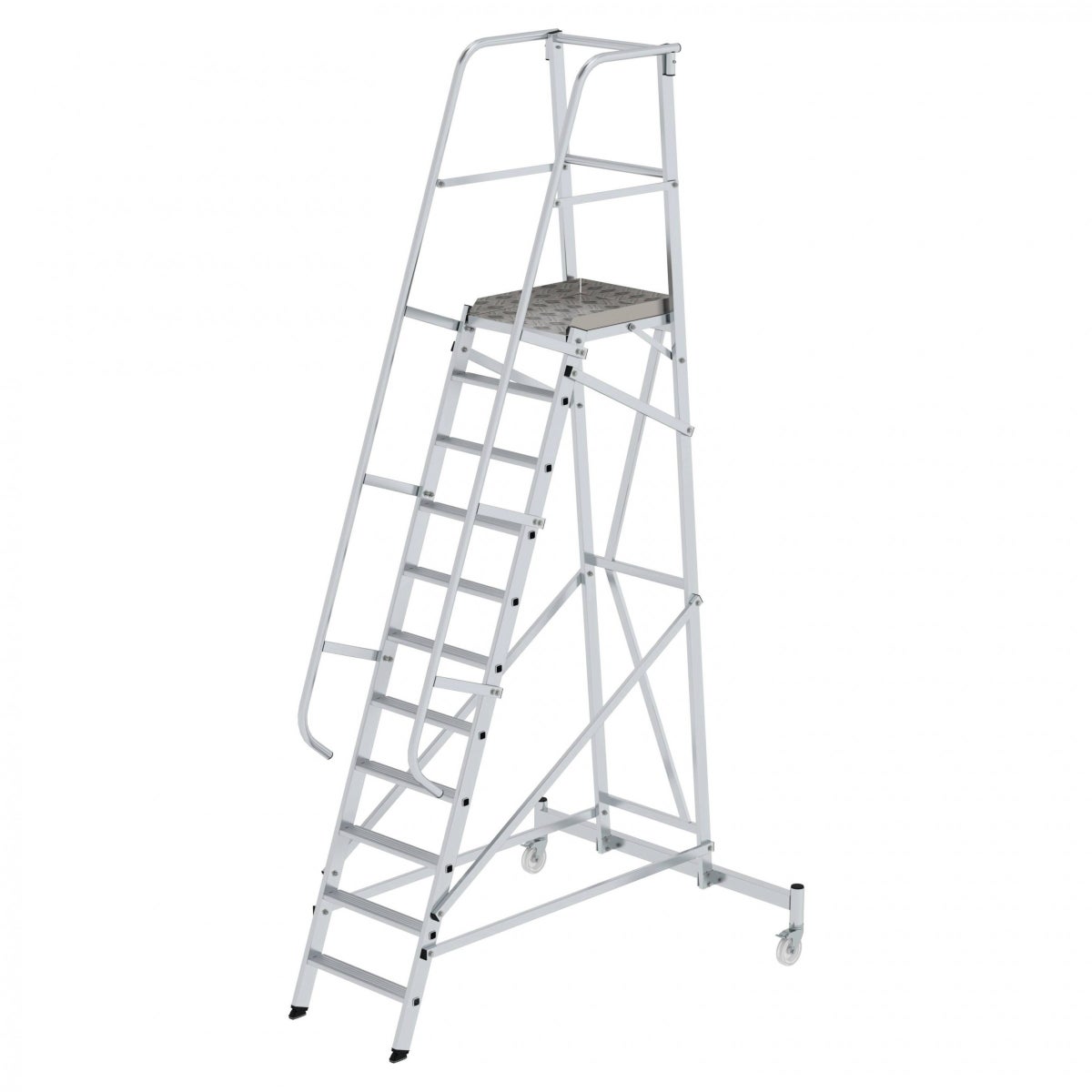 MUNK mobiele platformladder, 11 treden
