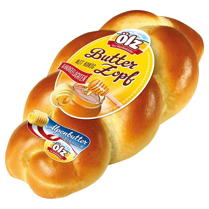 ÖLZ Butterzopf mit Honig
