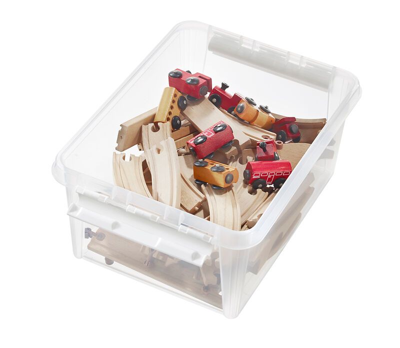 SMARTSTORE Aufbewahrungsbox - Transparent / B: 30.0 cm x T: 40.0 cm x H: 18.0 cm