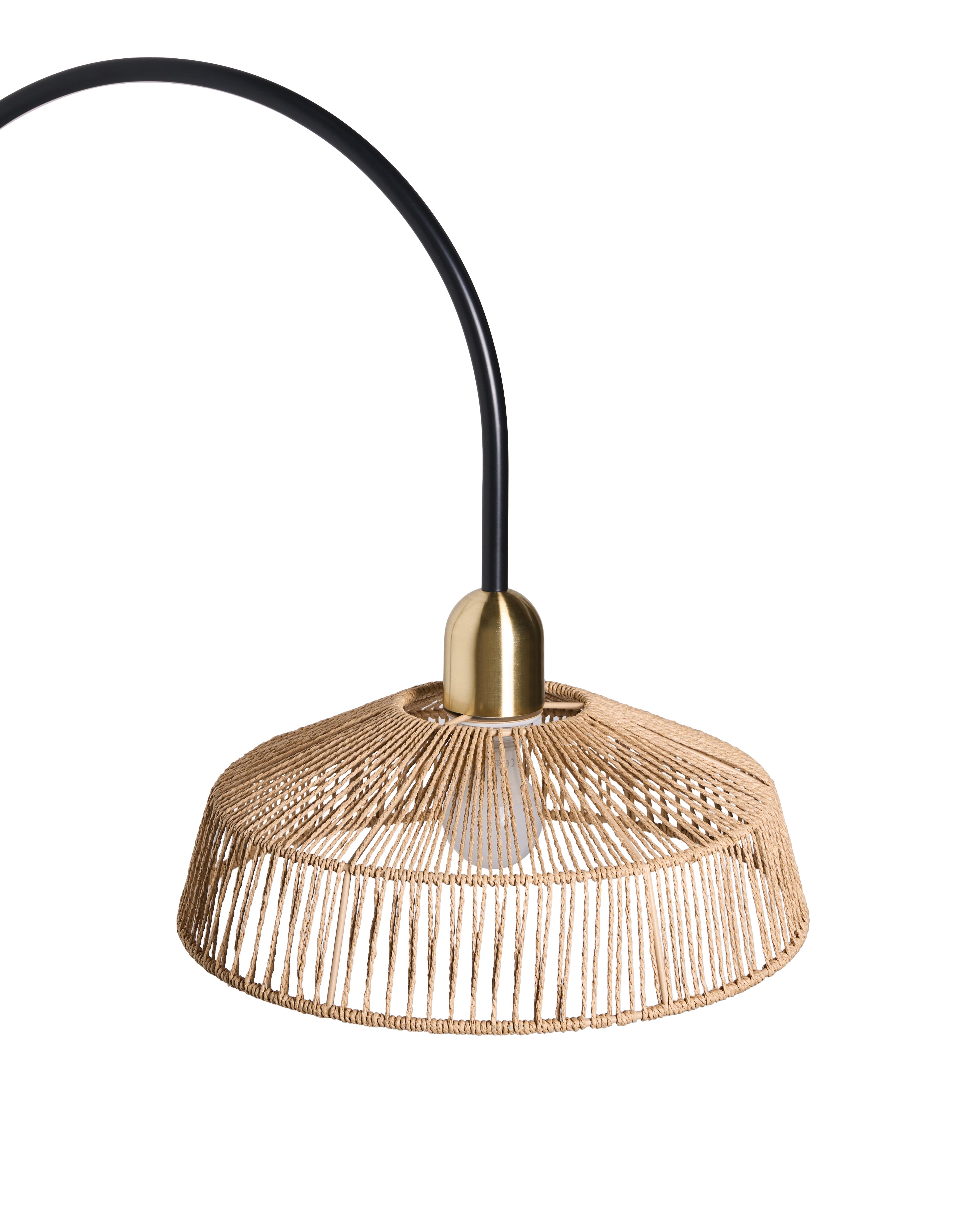 Wandlamp NOSARA Papierkoord Natuurlijk