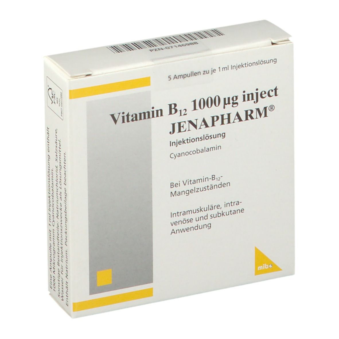 Vitamin B12 1000 µg inject JENAPHARM®