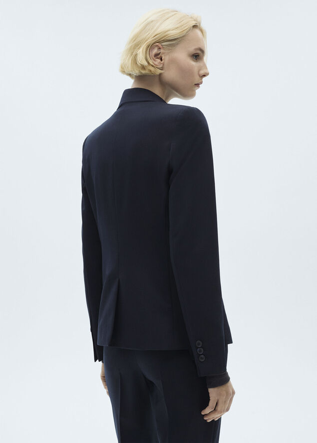 MANGO BLAZER. -- BOREAL Navy