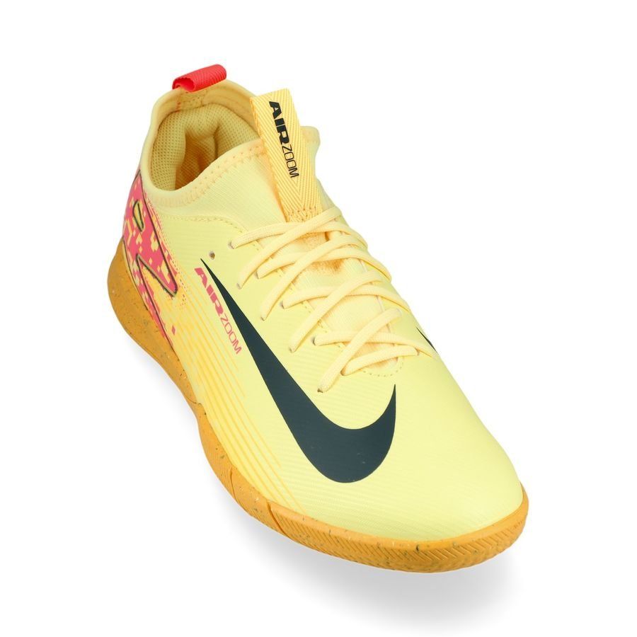 Nike Air Zoom Mercurial Vapor 16 Academy IC Mbappé Personal Edition - Orange/Bleu Enfant