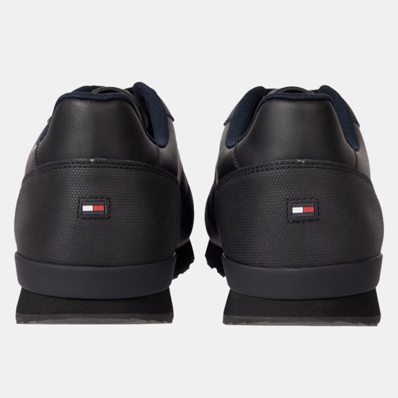 Tommy Hilfiger Baskets running en Cuir Iconic noires