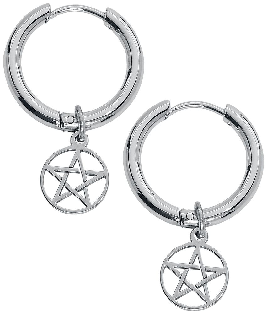 Créoles Pentagramme | etNox Boucles d'oreilles