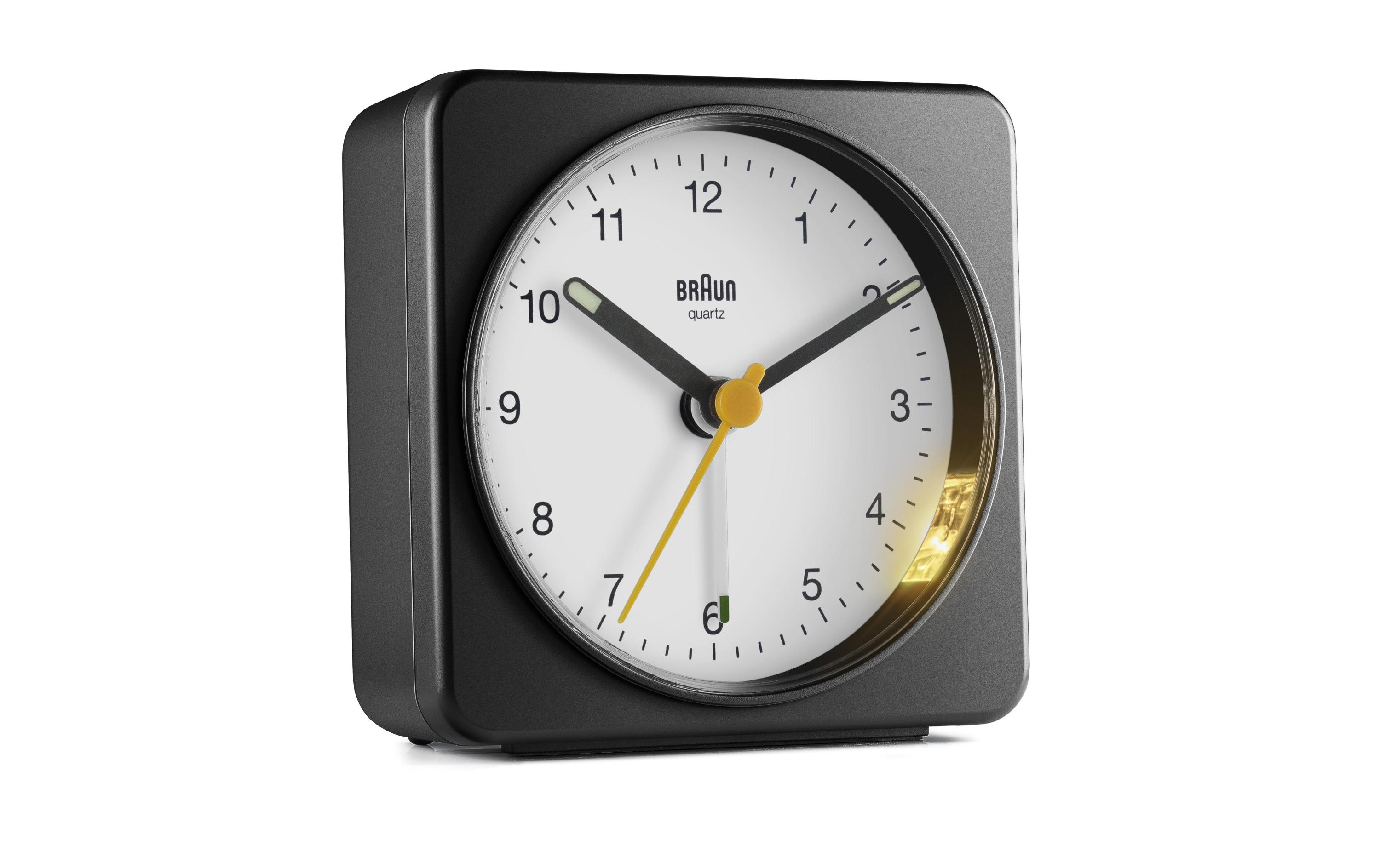 Klassischer Wecker BC03 Weiss/SchwarzWecker