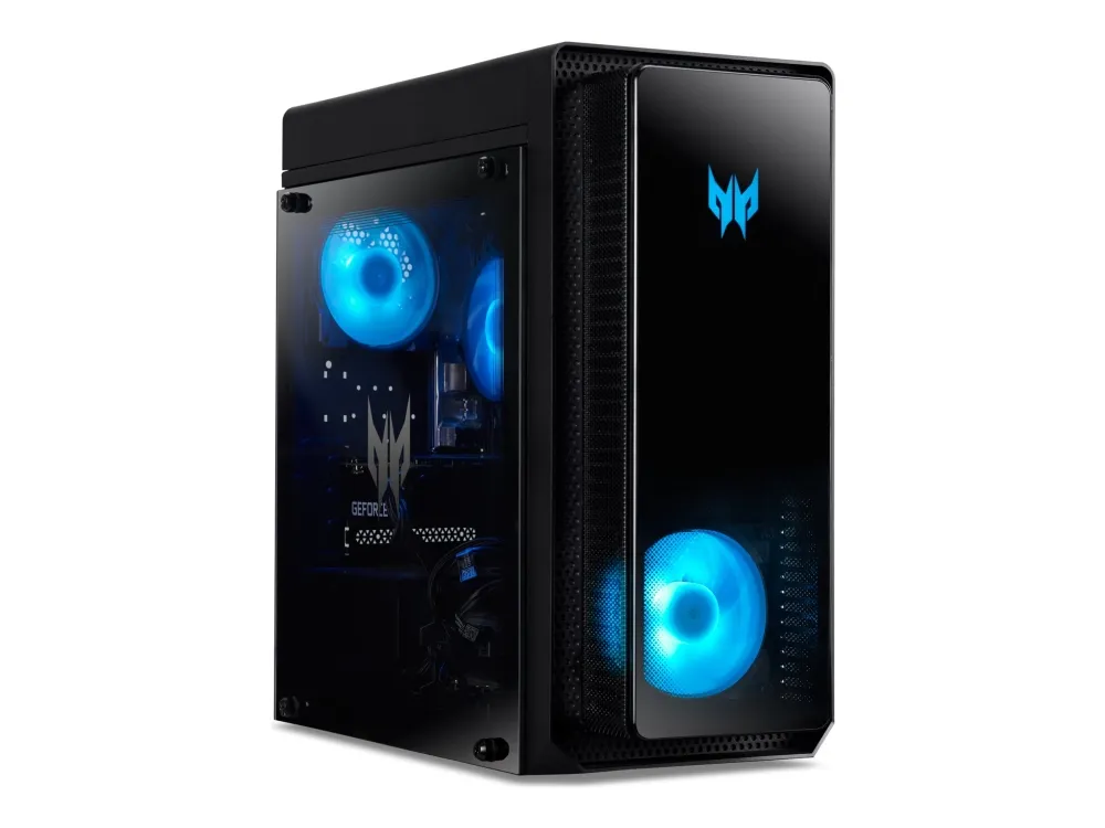 Acer Predator Orion 3000 PO3-655 - Tower gaming - Core i5 i5-14400F / op til 4.7 GHz - RAM 16 GB - SSD 512 GB - GeForce RTX 4060 - IEEE 802.11ax (Wi-Fi 6E), Bluetooth, Gigabit Ethernet - Win 11 Home - skærm: ingen