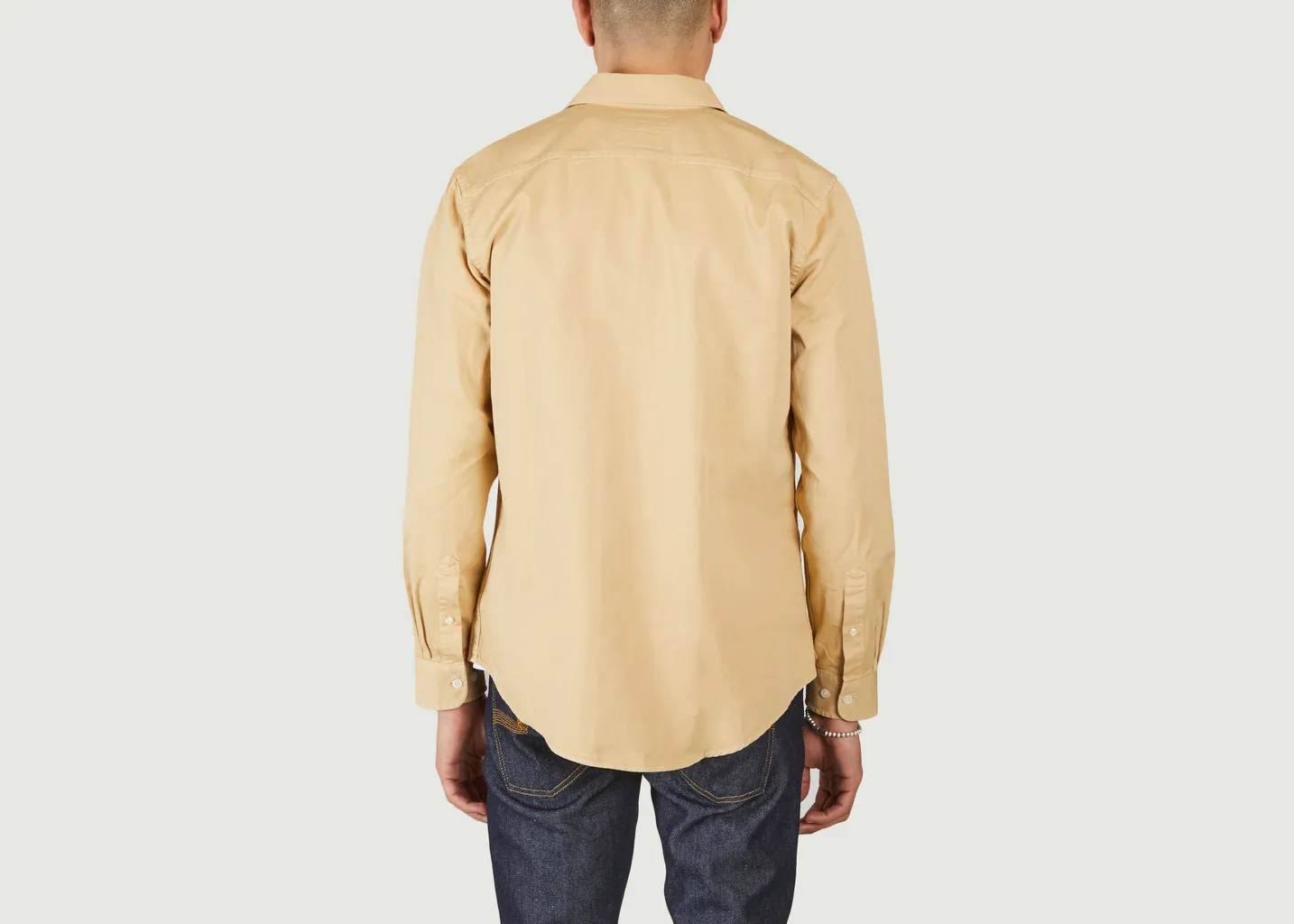 Chemise slim en coton bio John Nudie Jeans