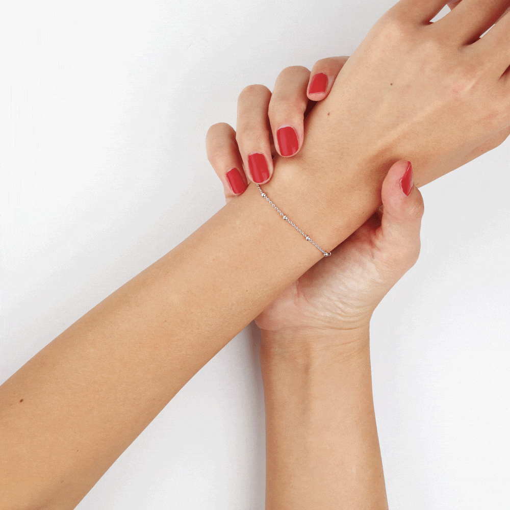 Bracelet Elea Argent Blanc