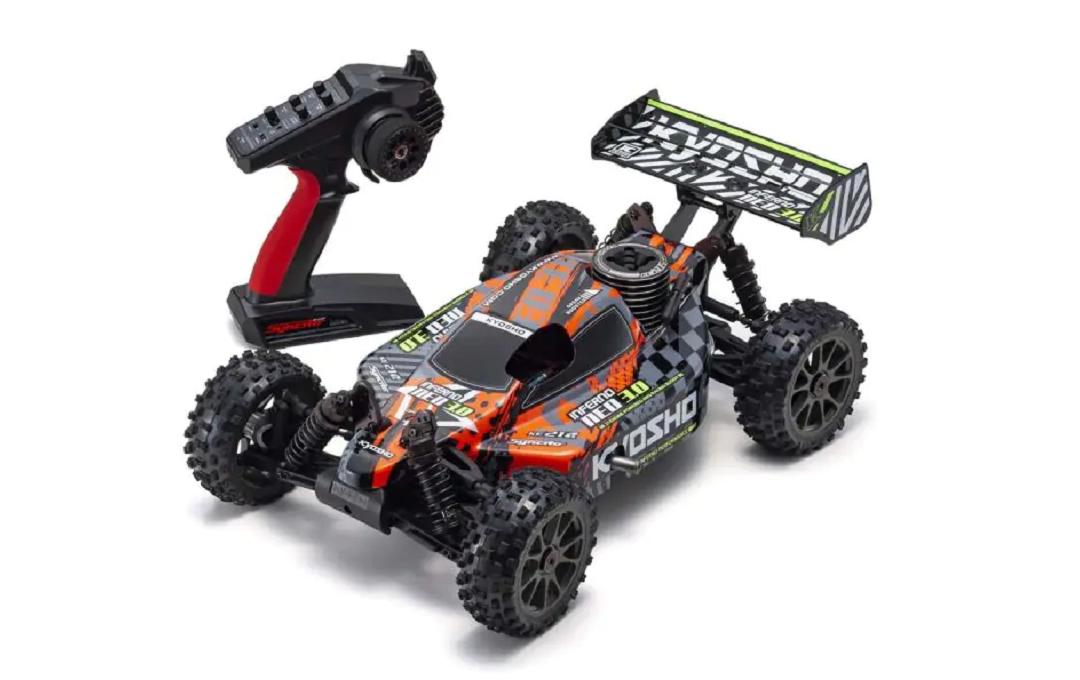 Buggy Inferno NEO 3.0 Nitro Rot, ARTR, 1:8<br>Leistungsstarker Buggy mit .21 Nitro Motor im Massstab 1:8