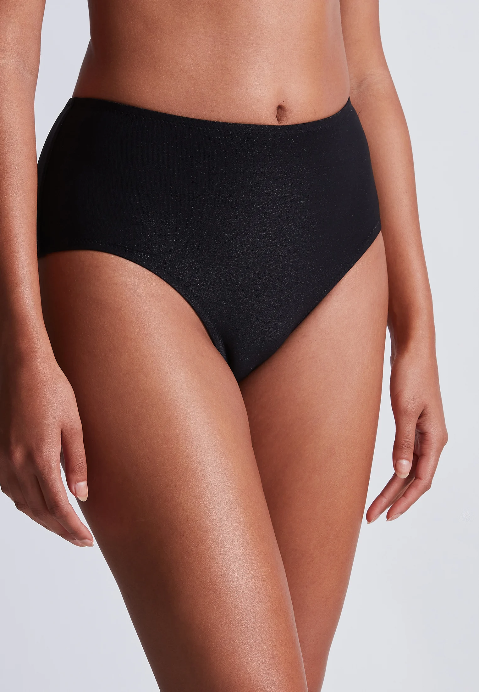 SUMMER GLOW - Culotte taille haute | Noir