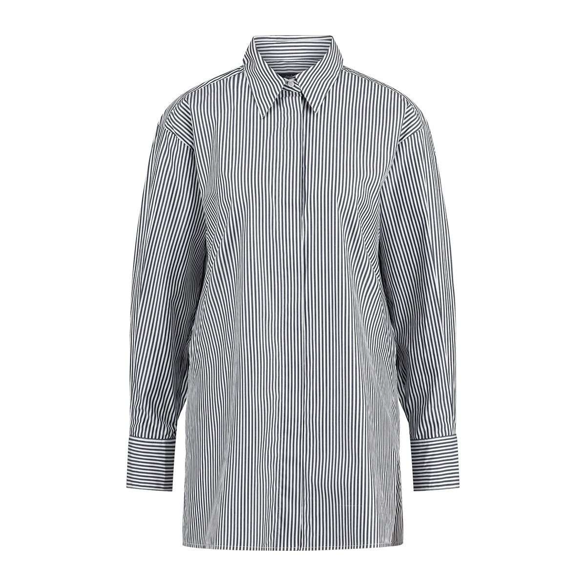 Dames Blouse 25015 blouse streep oversized