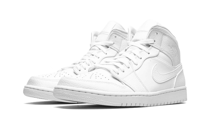 Air Jordan 1 Mid Triple White (2020) - 48h Delivery