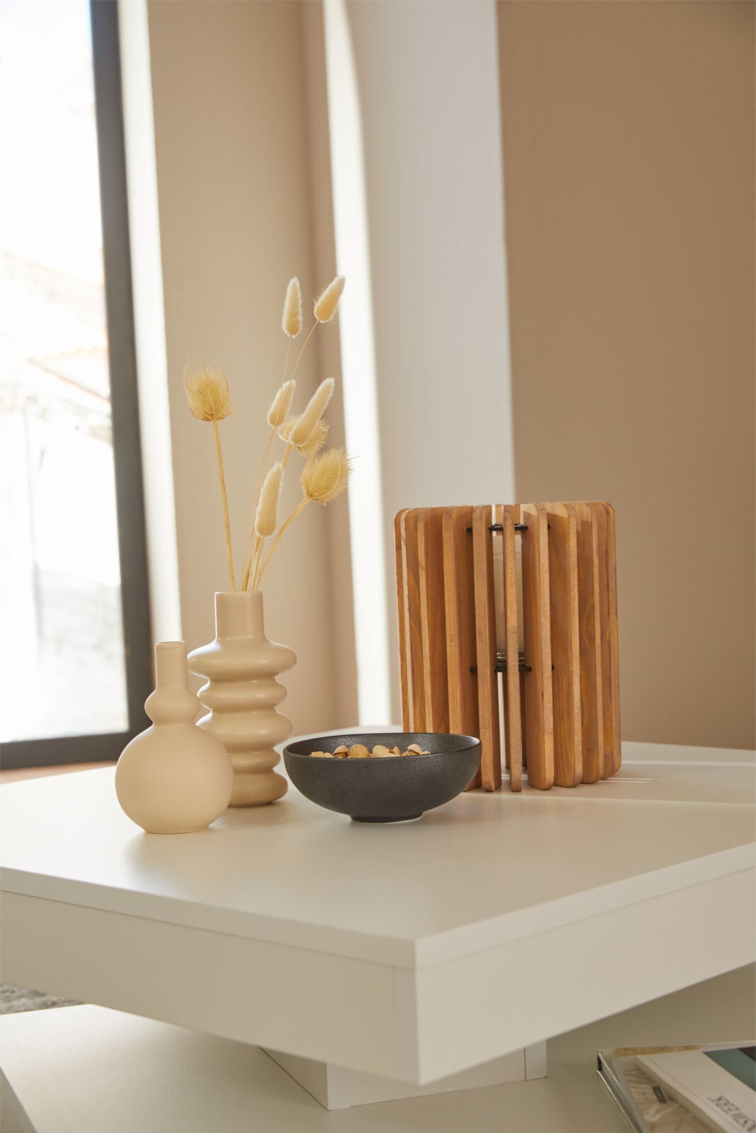 HOUSE OF NATURE Teelichthalter 25 cm Holz braun
