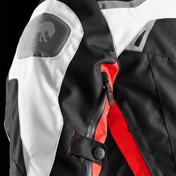 Furygan - Veste Apalaches Noir / Gris Clair / Rouge