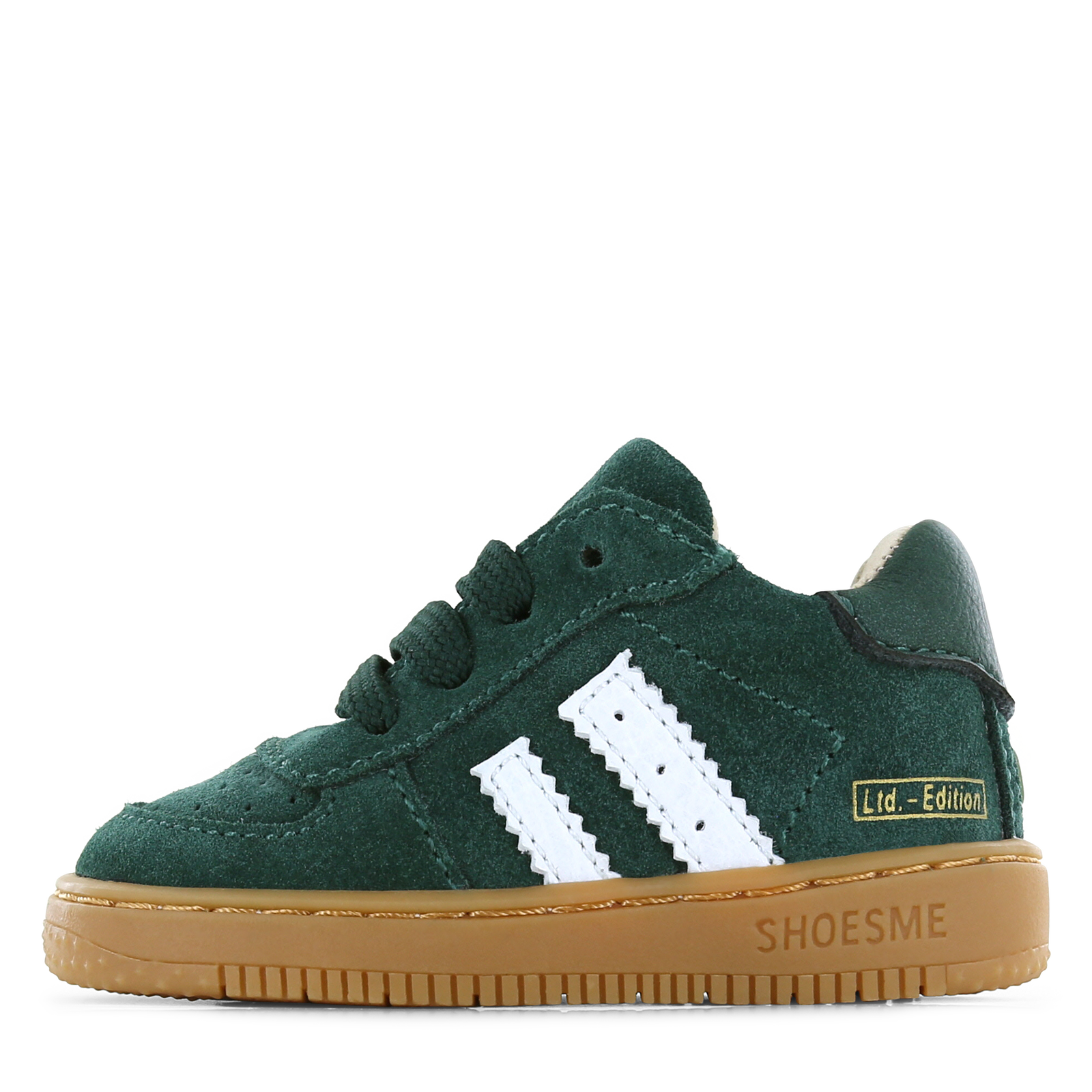 Shoesme donkergroen suède sneakertje Microfiber leer, Suède | Uni schoenen