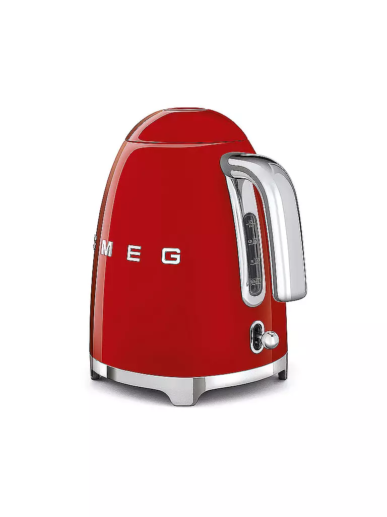SMEG Wasserkocher 50s Retro Style 1,7l Rot KLF03RDEU rot