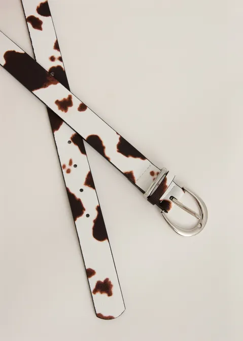 Riem met koeienprint assorti (ASSOR)