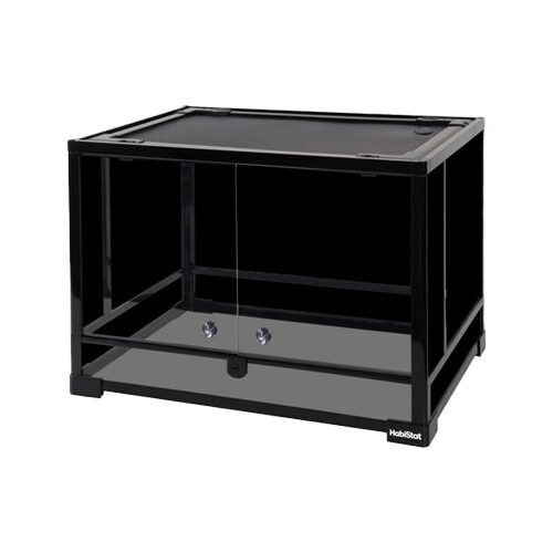 HabiStat Glazen Terrarium Zwart