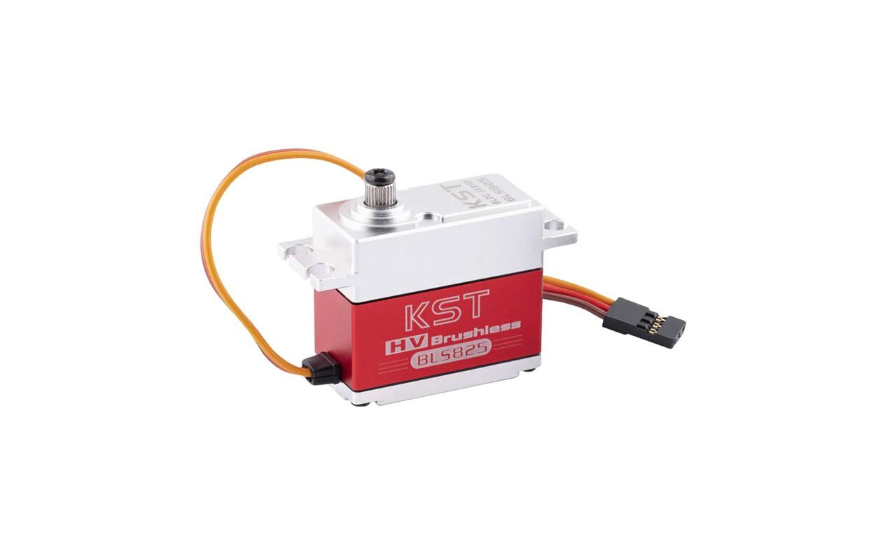 Standard Servo BLS825 V8.0 35 kg, 0.11 s, Brushless HVStarkes Brushless Digital HV Servo mit Metallgetriebe und Aluminium Gehäuse