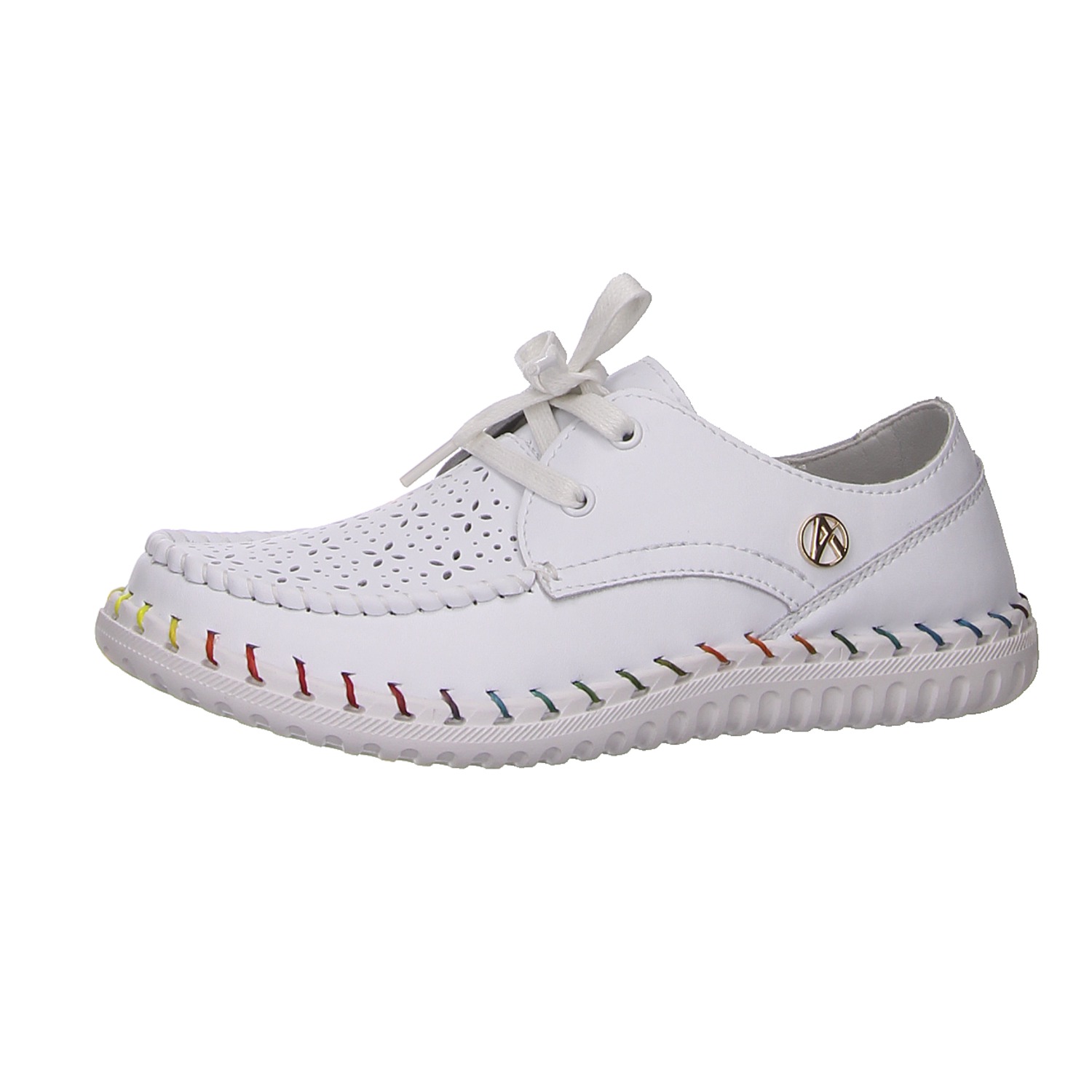 HBH Schnürschuhe weiß weiss/weiss kombi