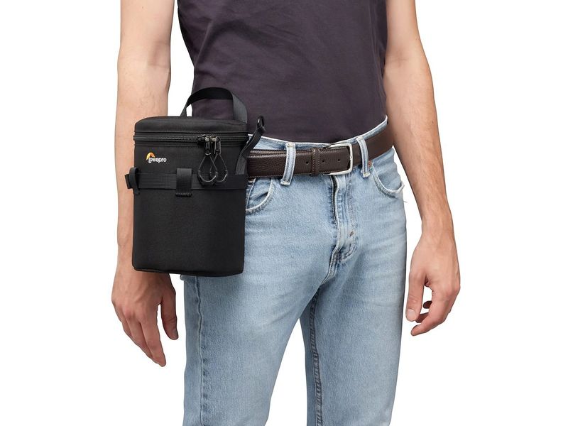 Lowepro Objektivtasche ProTactic LCS 11 x 18 III Gepolsterte Tasche mit Zurrgurt für Objektive bis zu 11 cm Durchmesser und 18 cm Länge