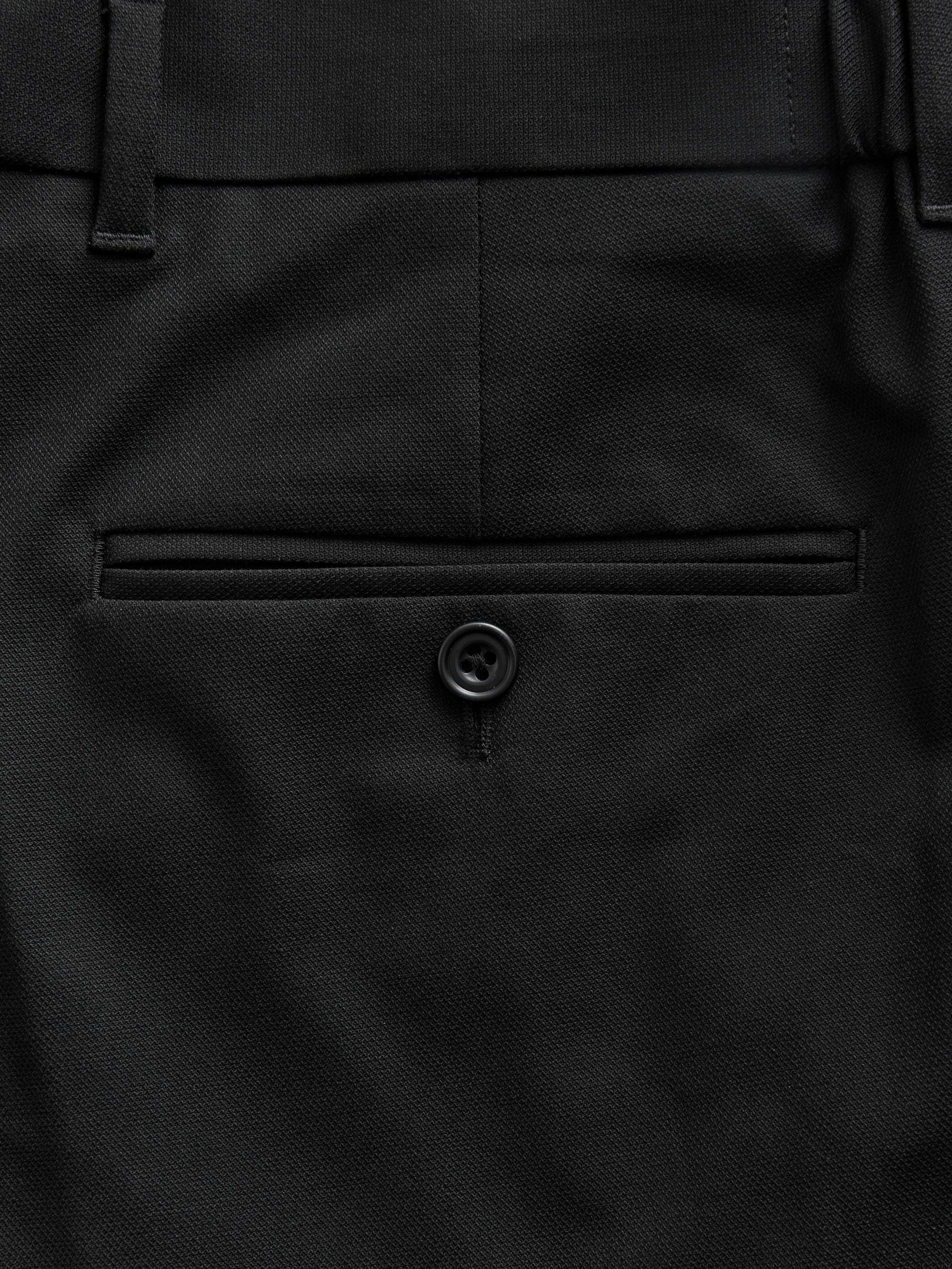 Zwart - Aansluitend - Elasticated Waist Motionflex Stretch Smart Trousers