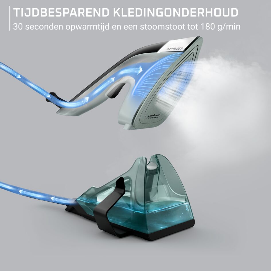 Duo Power JF4031 2-in-1 stoomstrijkijzer en kledingstomer