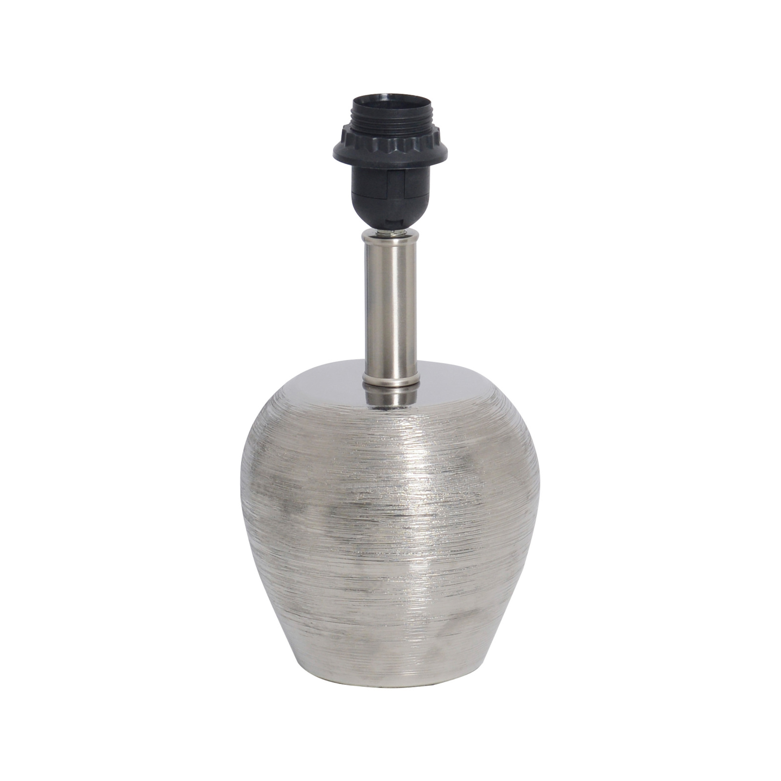 Fuß-Tischleuchte FUKRUM - stahl-blank - 28 cm