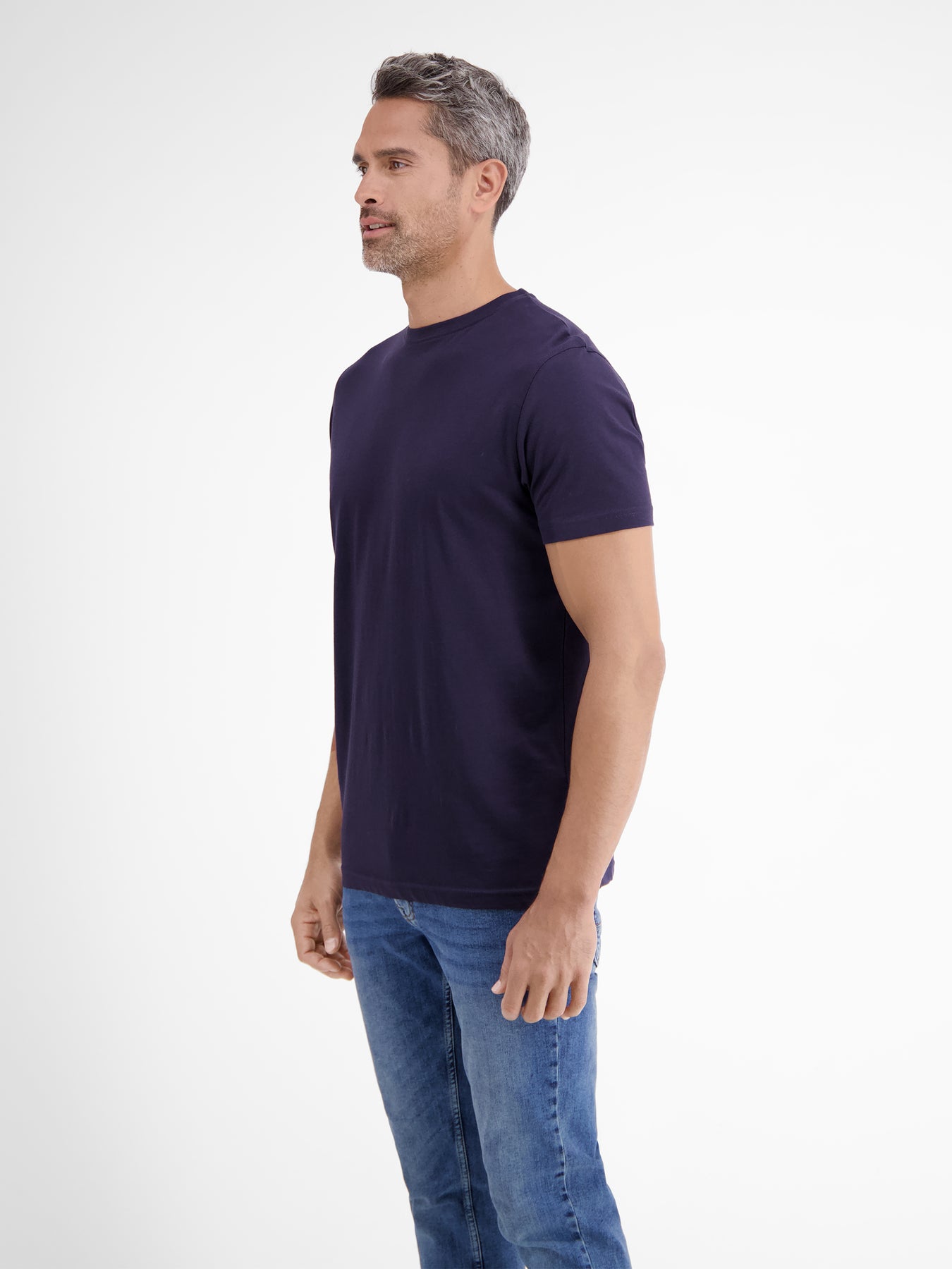 Doppelpack T-Shirt für Herren, Rundhals in Premium Baumwollqualität