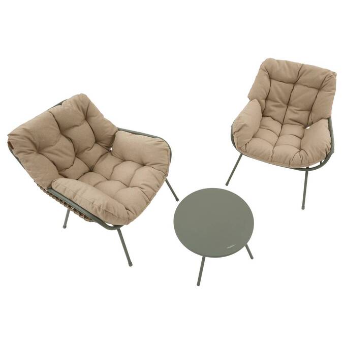 Salon duo PAOPAO Beige / Vert laurier