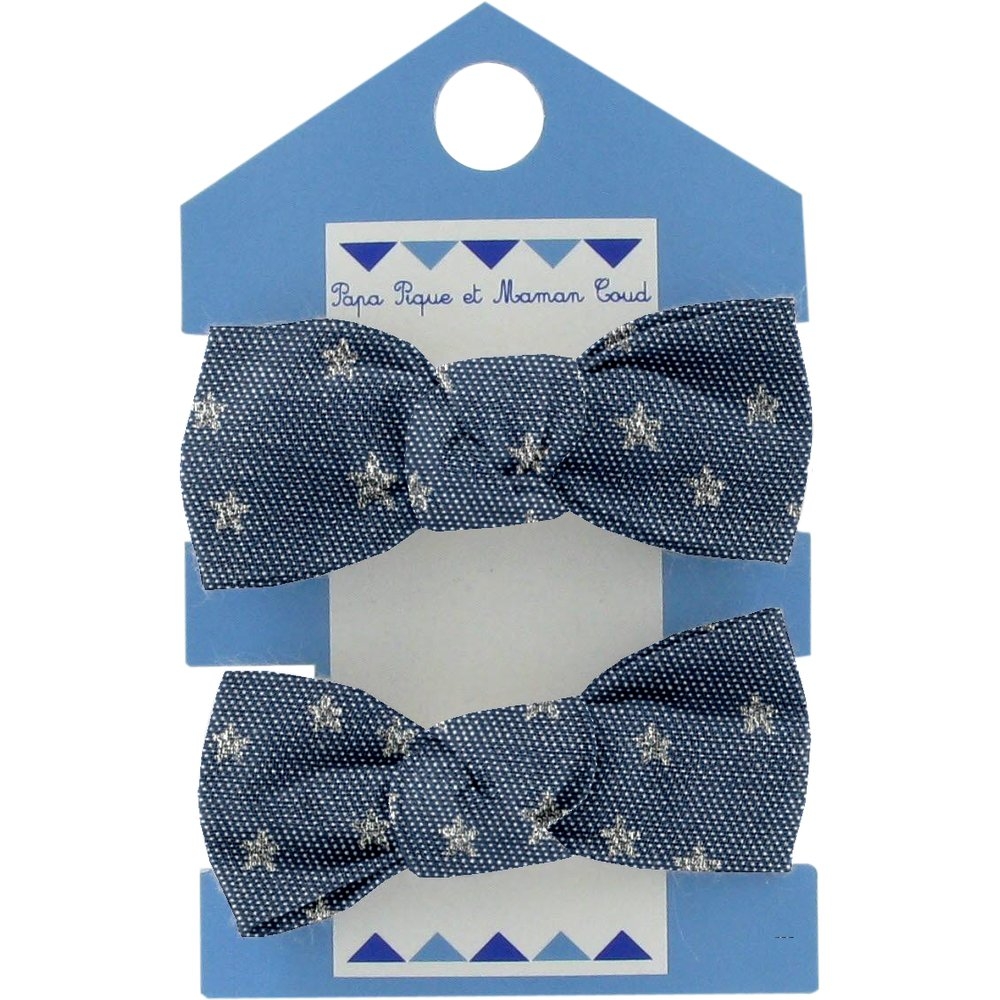Mousse Petit Noeud Etoile Argent Jean