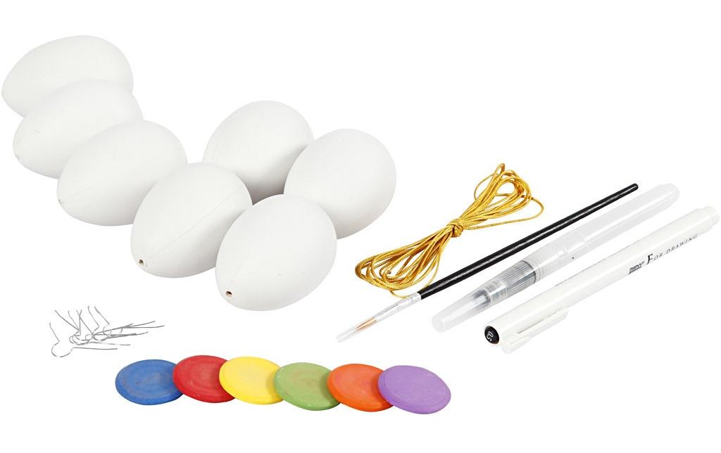 Bastelset Pretty Easter Egg 7-teiligOsterset zum Basteln