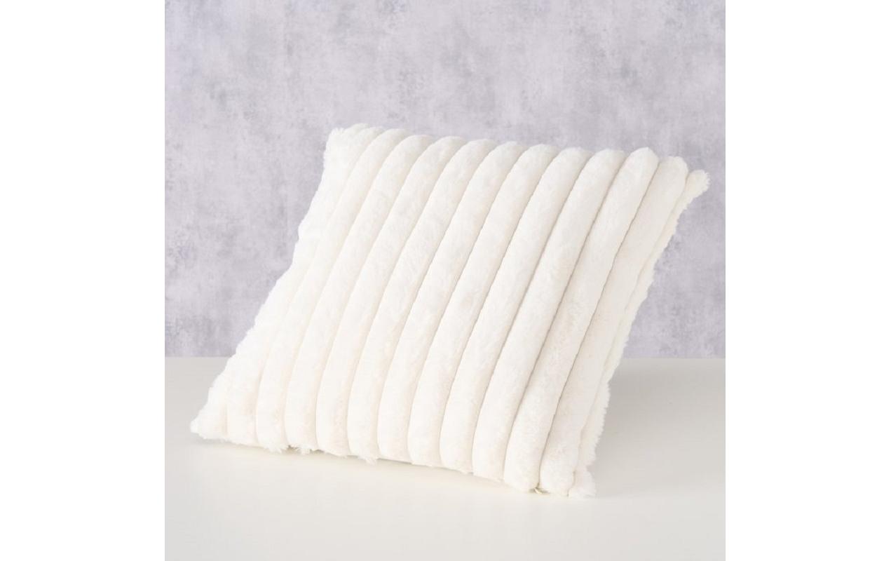 Kissen Lucille 45 x 45 cm, WeissFlauschiges Sofakissen