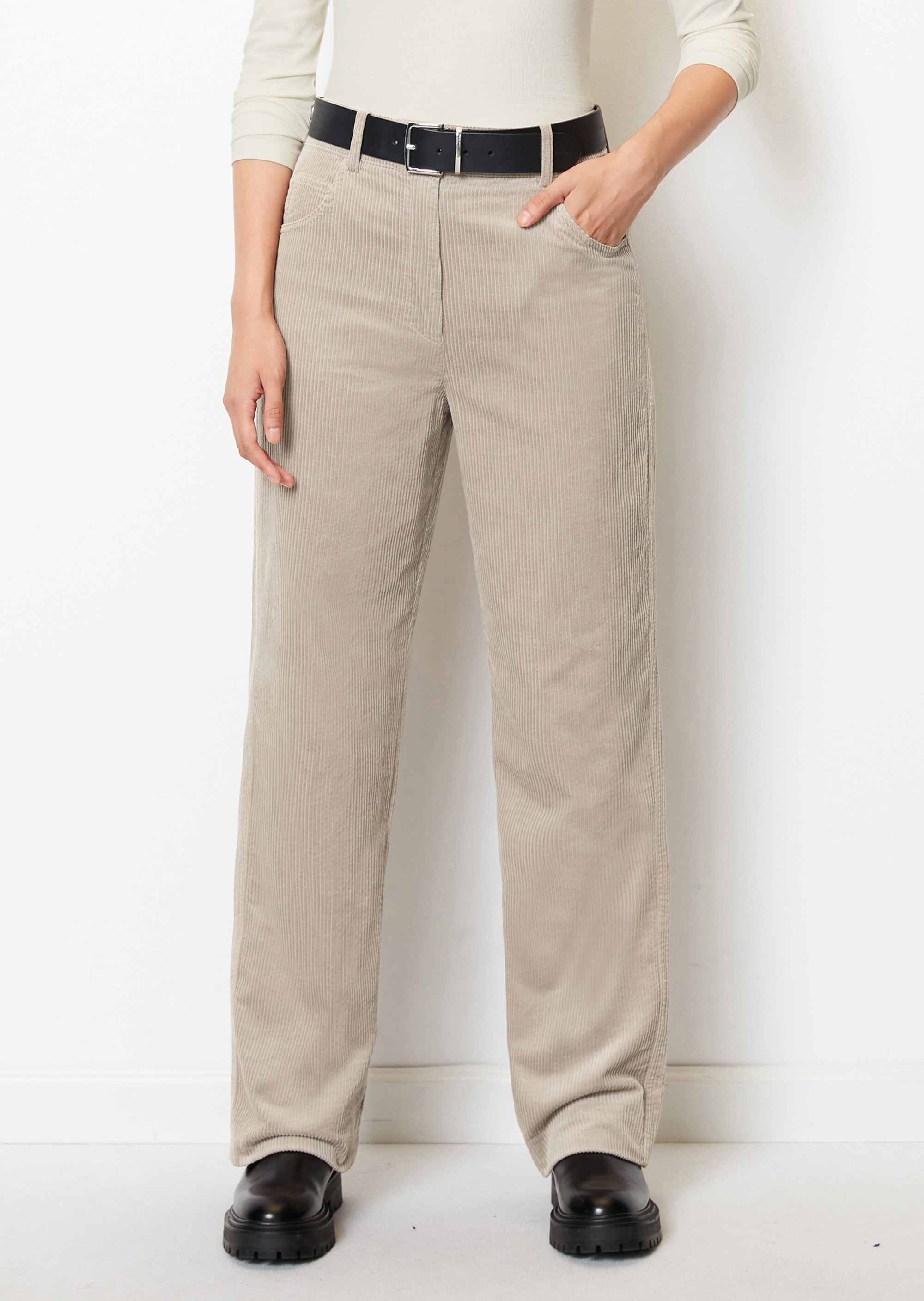 Cordhose straightaus reinem Organic Cotton