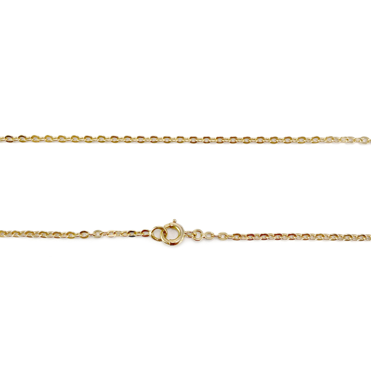 Chaine d'occasion or 750 jaune maille forçat 54 cm