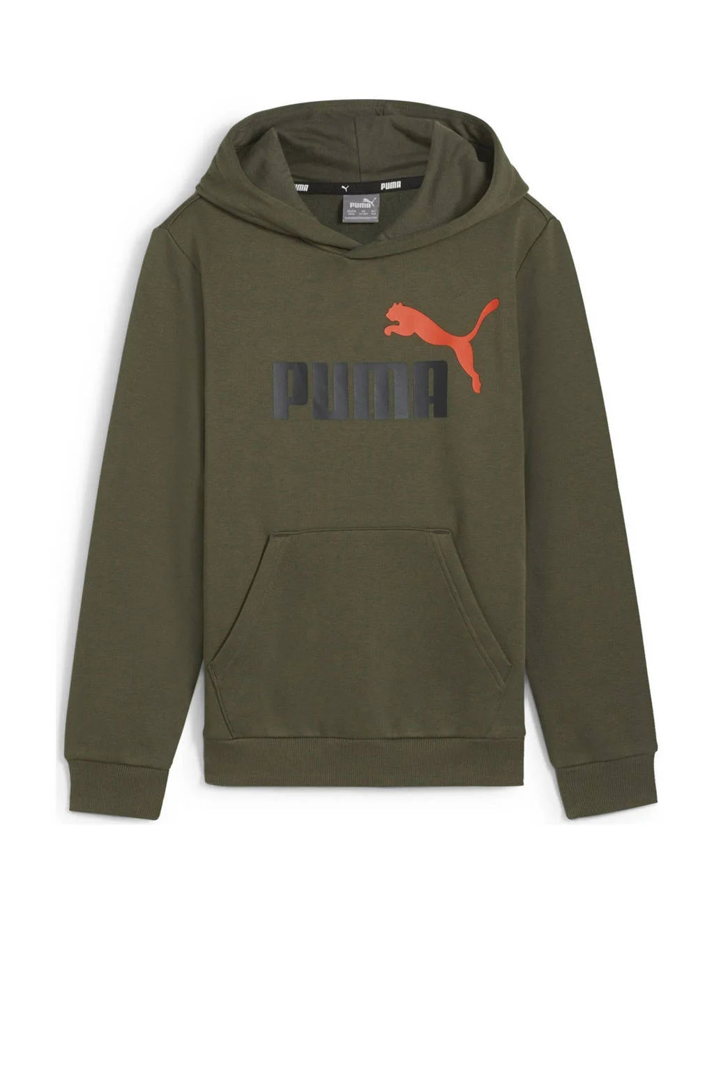 Puma hoodie olijfgroen